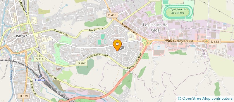 localisation de l'entreprise MONSIEUR CHRISTOPHE GRIEU  LISIEUX