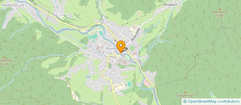 localisation de l'entreprise MONSIEUR CHRISTOPHE GRIMLER  MASEVAUX-NIEDERBRUCK