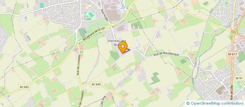 localisation de l'entreprise MONSIEUR CHRISTOPHE GRIMONPREZ  BOUSBECQUE