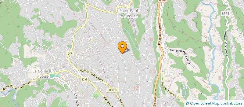 localisation de l'entreprise MONSIEUR CHRISTOPHE GRINDOU  VENCE