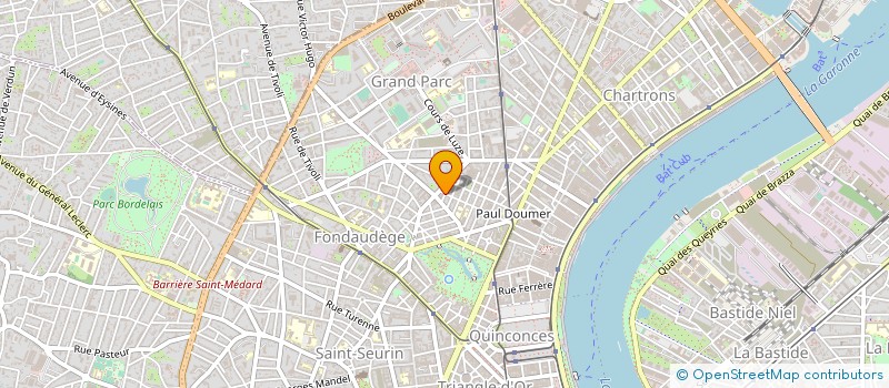 localisation de l'entreprise MONSIEUR CHRISTOPHE GROC à BORDEAUX