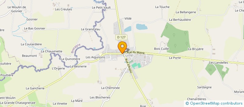 localisation de l'entreprise MONSIEUR CHRISTOPHE GROLEAU  CUILLE