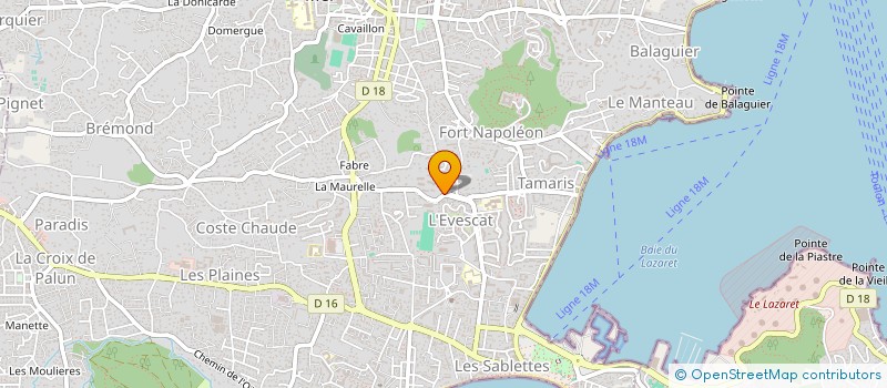 localisation de l'entreprise MONSIEUR CHRISTOPHE GRONDIN  LA SEYNE-SUR-MER