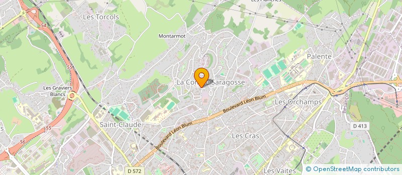 localisation de l'entreprise MONSIEUR CHRISTOPHE GROS à BESANCON