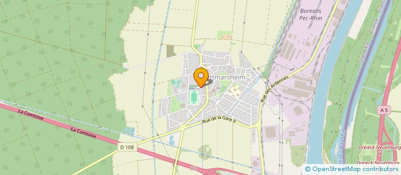 localisation de l'entreprise MONSIEUR CHRISTOPHE GROSHENY  BANTZENHEIM