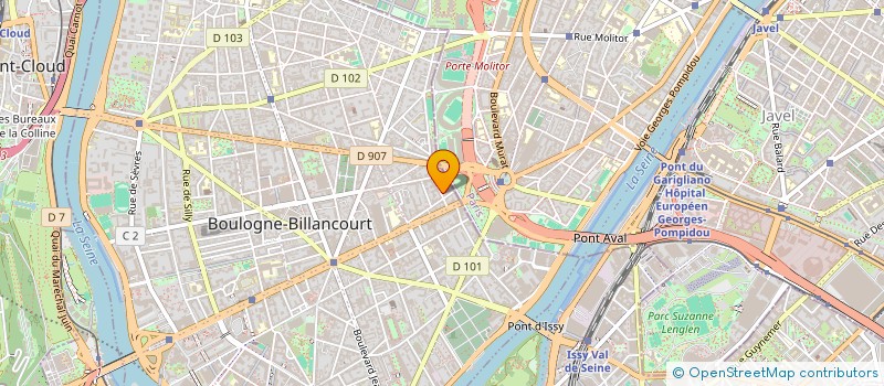 localisation de l'entreprise MONSIEUR CHRISTOPHE GROSSAIN à BOULOGNE-BILLANCOURT
