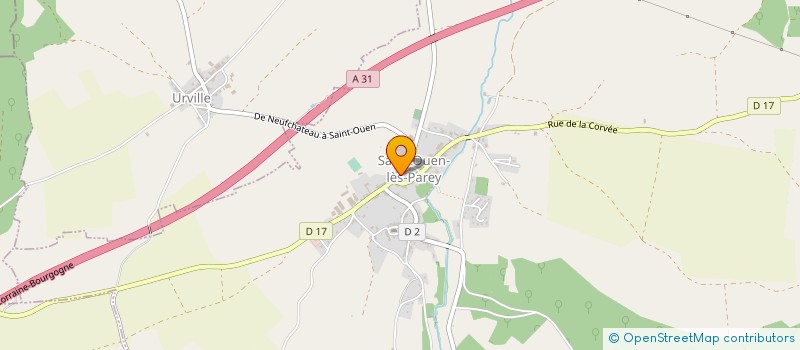 localisation de l'entreprise MONSIEUR CHRISTOPHE GRUN  SAINT-OUEN-LES-PAREY