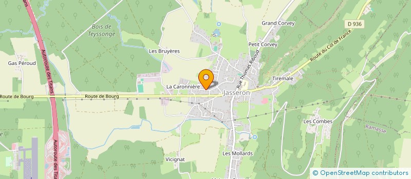 localisation de l'entreprise MONSIEUR CHRISTOPHE GUARNIERI  JASSERON