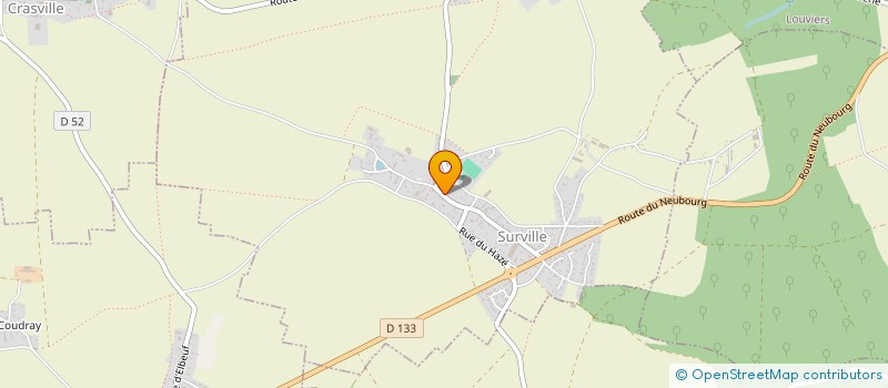 localisation de l'entreprise MONSIEUR CHRISTOPHE GUEGAN  SURVILLE