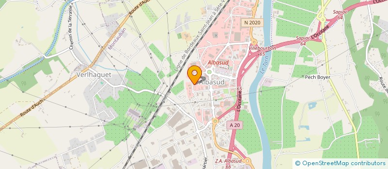 localisation de l'entreprise MONSIEUR CHRISTOPHE GUEGANTON  MONTAUBAN