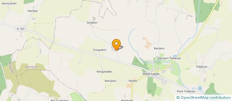 localisation de l'entreprise MONSIEUR CHRISTOPHE GUEHENNEC  PLUVIGNER