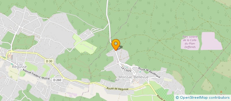 localisation de l'entreprise MONSIEUR CHRISTOPHE GUENAIRE  MOISSAC-BELLEVUE