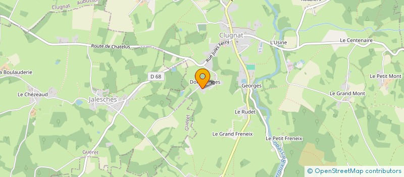 localisation de l'entreprise MONSIEUR CHRISTOPHE GUENE  CLUGNAT
