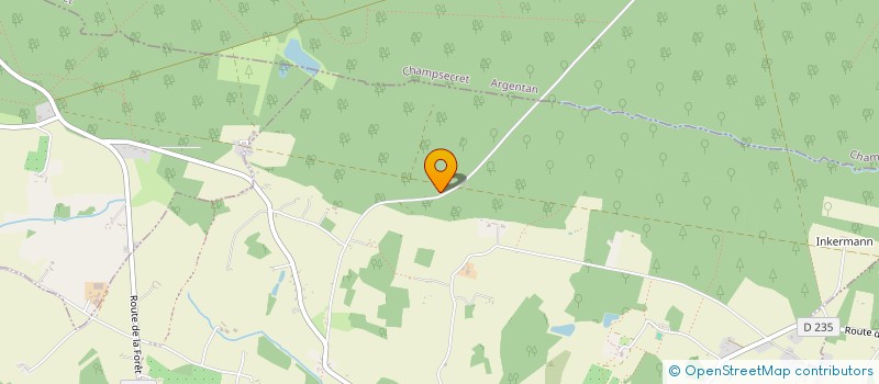 localisation de l'entreprise MONSIEUR CHRISTOPHE GUERIN  JUVIGNY VAL D'ANDAINE