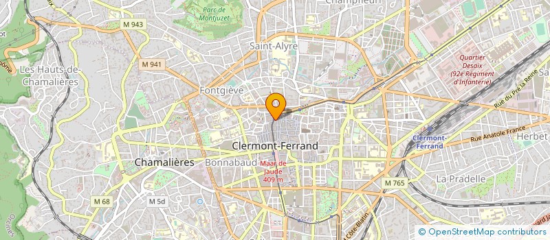 localisation de l'entreprise MONSIEUR CHRISTOPHE GUERIN  CLERMONT-FERRAND