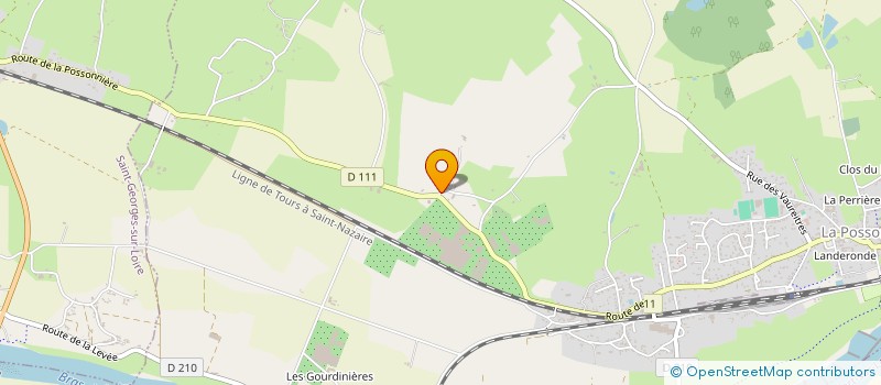 localisation de l'entreprise MONSIEUR CHRISTOPHE GUERIN  LA POSSONNIERE
