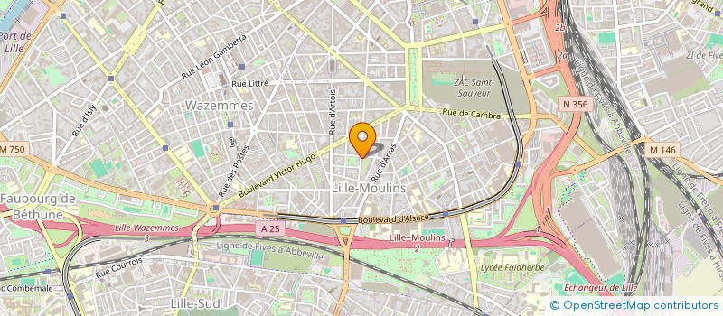 localisation de l'entreprise MONSIEUR CHRISTOPHE GUERIN à LILLE