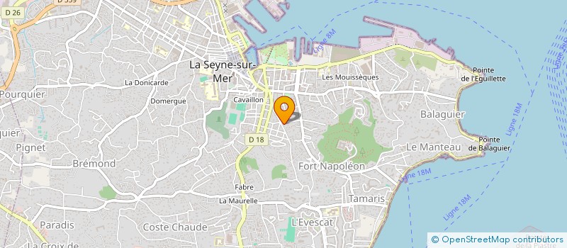 localisation de l'entreprise MONSIEUR CHRISTOPHE GUERRERE à LA SEYNE-SUR-MER