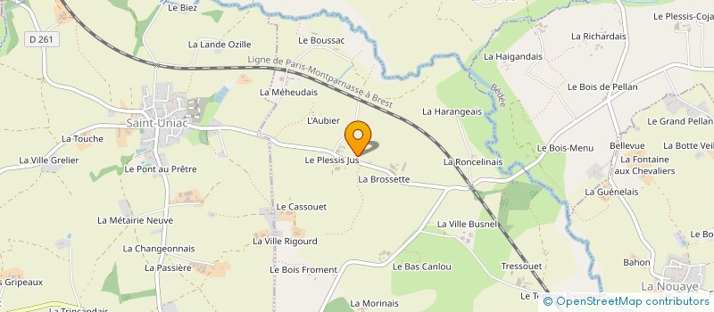 localisation de l'entreprise MONSIEUR CHRISTOPHE GUERRO  IFFENDIC