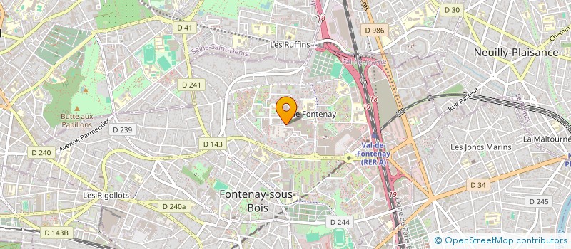 localisation de l'entreprise MONSIEUR CHRISTOPHE GUERTON à FONTENAY-SOUS-BOIS