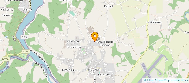 localisation de l'entreprise MONSIEUR CHRISTOPHE GUEZENNEC  MORLAIX