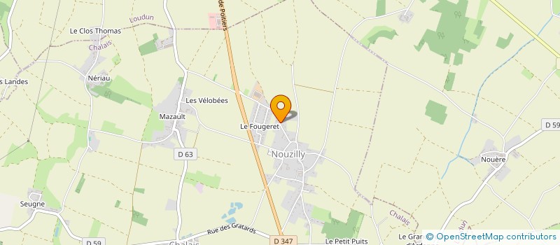 localisation de l'entreprise MONSIEUR CHRISTOPHE GUIBAUD  POUANT