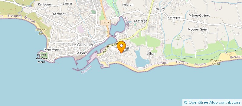 localisation de l'entreprise MONSIEUR CHRISTOPHE GUIBERT  TREFFIAGAT