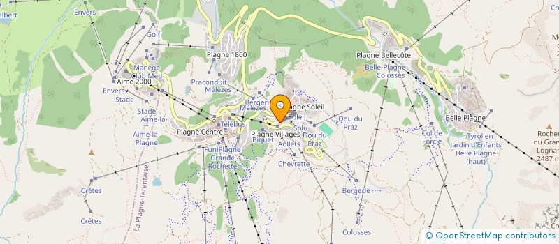 localisation de l'entreprise MONSIEUR CHRISTOPHE GUIDON  LA PLAGNE TARENTAISE