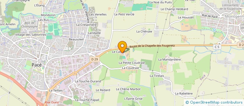 localisation de l'entreprise MONSIEUR CHRISTOPHE GUIHARD  PACE