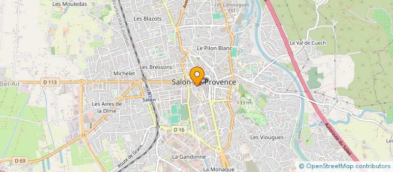 localisation de l'entreprise MONSIEUR CHRISTOPHE GUIILLLLOT  SALON-DE-PROVENCE