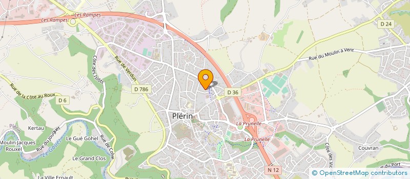 localisation de l'entreprise MONSIEUR CHRISTOPHE GUILCHER à PLERIN