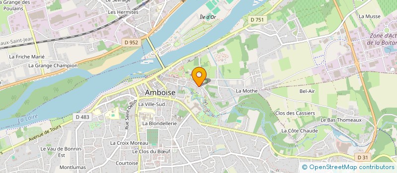 localisation de l'entreprise MONSIEUR CHRISTOPHE GUILLARD  AMBOISE