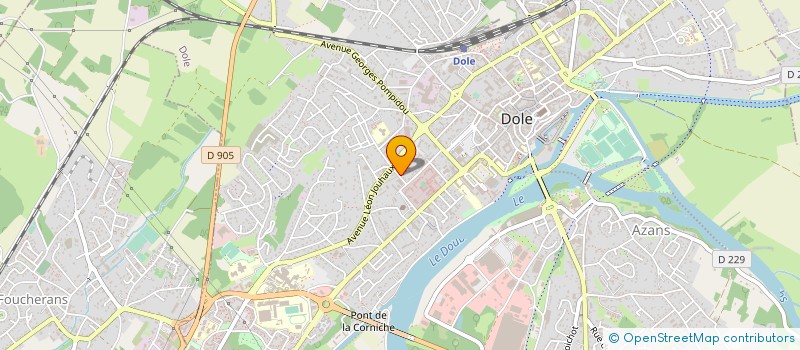 localisation de l'entreprise MONSIEUR CHRISTOPHE GUILLAUME à DOLE