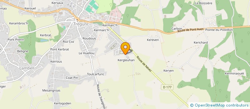 localisation de l'entreprise MONSIEUR CHRISTOPHE GUILLAUMOT à TREGUNC