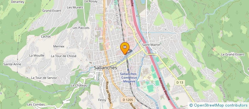 localisation de l'entreprise MONSIEUR CHRISTOPHE GUILLER à SALLANCHES