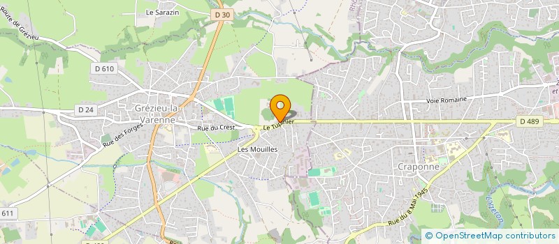 localisation de l'entreprise MONSIEUR CHRISTOPHE GUILLERM  COURZIEU