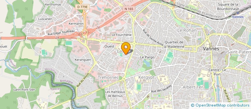 localisation de l'entreprise MONSIEUR CHRISTOPHE GUILLET à VANNES