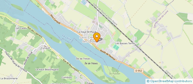 localisation de l'entreprise MONSIEUR CHRISTOPHE GUILLET  SAINT-CLEMENT-DES-LEVEES