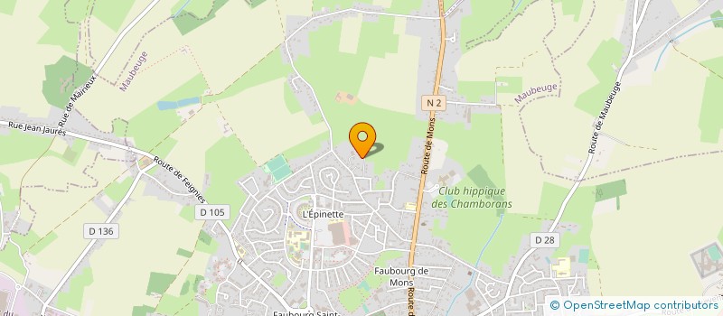 localisation de l'entreprise MONSIEUR CHRISTOPHE GUILLOIS  MAUBEUGE