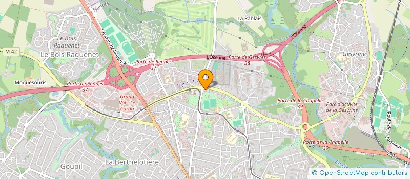 localisation de l'entreprise MONSIEUR CHRISTOPHE GUILLON à NANTES