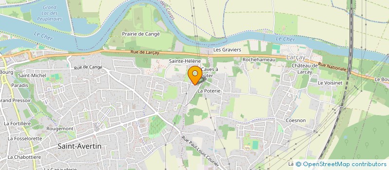 localisation de l'entreprise MONSIEUR CHRISTOPHE GUILLON  SAINT-AVERTIN