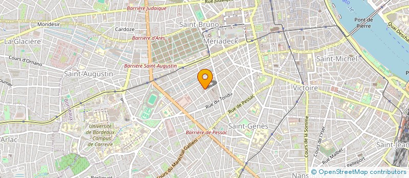 localisation de l'entreprise MONSIEUR CHRISTOPHE GUILLOT  BORDEAUX