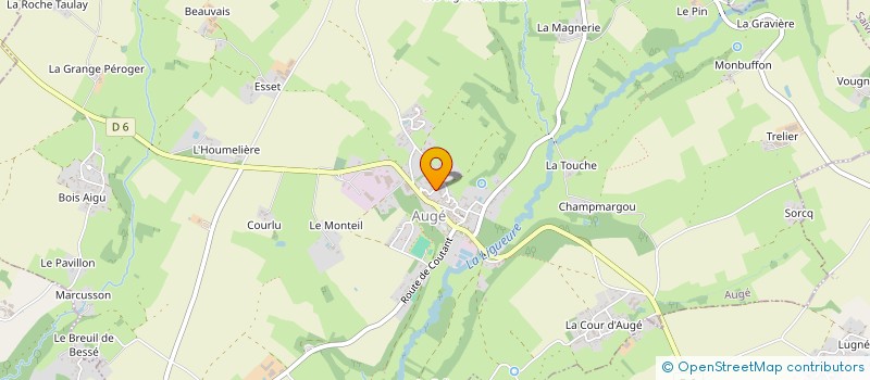 localisation de l'entreprise MONSIEUR CHRISTOPHE GUILLOTEAU à AUGE