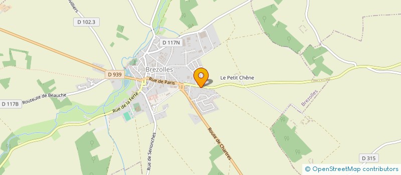 localisation de l'entreprise MONSIEUR CHRISTOPHE GUILLOTIN à BREZOLLES