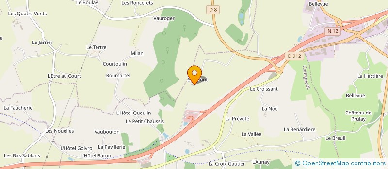 localisation de l'entreprise MONSIEUR CHRISTOPHE GUILLOUX à COURGEOUT