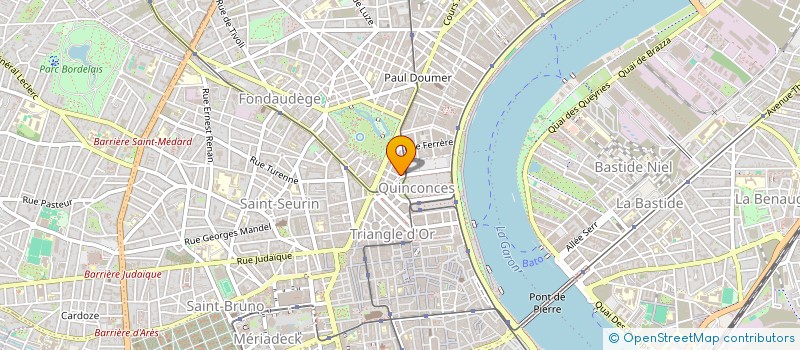 localisation de l'entreprise MONSIEUR CHRISTOPHE GUILLOUX à BORDEAUX