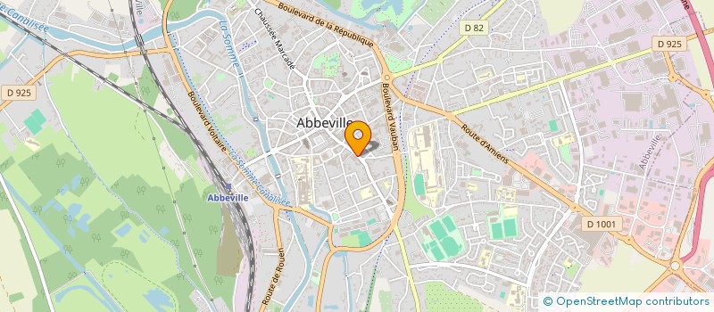 localisation de l'entreprise MONSIEUR CHRISTOPHE GUILLOUX à ABBEVILLE