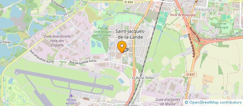 localisation de l'entreprise MONSIEUR CHRISTOPHE GUILLOUX  SAINT-JACQUES-DE-LA-LANDE