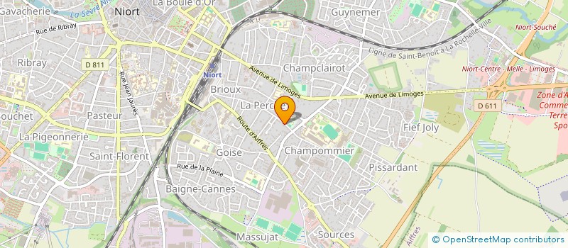 localisation de l'entreprise MONSIEUR CHRISTOPHE GUILMENT  NIORT