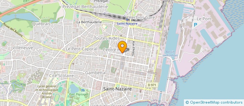 localisation de l'entreprise MONSIEUR CHRISTOPHE GUINE  SAINT-NAZAIRE